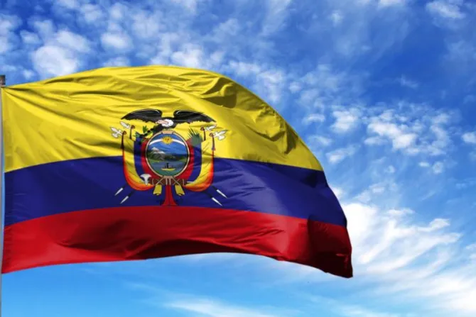 The flag of Ecuador. Credit: Millenius/Shutterstock.